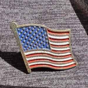 Vintage Pin American Flag